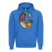 True Royal farm life alphabet lowercase letters c Zipper Hoodie - BundleAndBundleShop