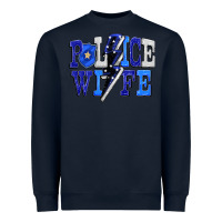 Navy Police wife Heavyweight Sweatshirt - FaDigitalArtStudio