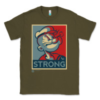 Army Green 1 popeye strong brand a transparent Classic Tee - tuanDangUi