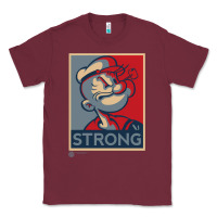 Burgundy 1 popeye strong brand a transparent Classic Tee - tuanDangUi