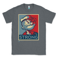 Charcoal Heather 1 popeye strong brand a transparent Classic Tee - tuanDangUi