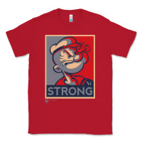 Red 1 popeye strong brand a transparent Classic Tee - tuanDangUi