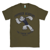 Army Green popeye poopdeck academy brand a transparent Classic Tee - tuanDangUi