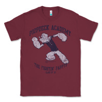 Burgundy popeye poopdeck academy brand a transparent Classic Tee - tuanDangUi