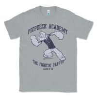 Heather Grey popeye poopdeck academy brand a transparent Classic Tee - tuanDangUi