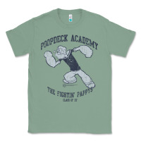 Sage popeye poopdeck academy brand a transparent Classic Tee - tuanDangUi