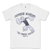 White popeye poopdeck academy brand a transparent Classic Tee - tuanDangUi