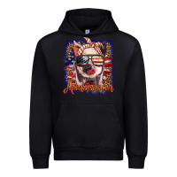 Black amerıcan pig Urban Hoodie - BarkalooDesign