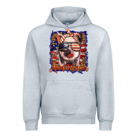 Heather Grey amerıcan pig Urban Hoodie - BarkalooDesign
