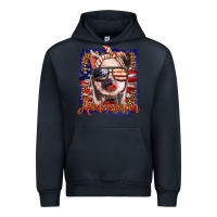 Navy amerıcan pig Urban Hoodie - BarkalooDesign
