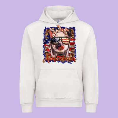Amerıcan Pig Urban Hoodie Designed By Barkaloodesign