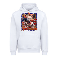 White amerıcan pig Urban Hoodie - BarkalooDesign