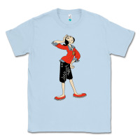 Dusty Blue olive oyl art Classic Tee - tuanDangUi