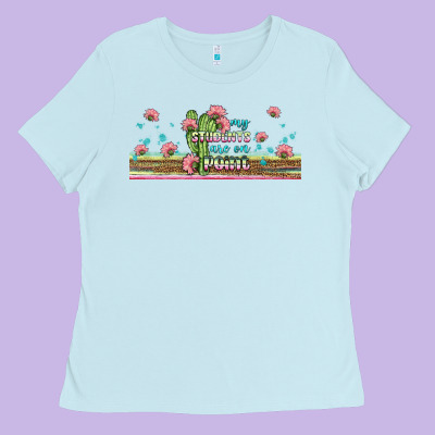 My Students Are On Point Libbey Glass Ladies Tee Designed By Bundleandbundleshop