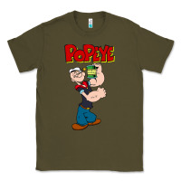 Army Green popeye Classic Tee - tuanDangUi