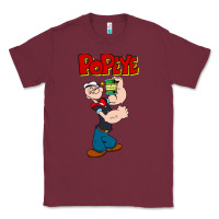 Burgundy popeye Classic Tee - tuanDangUi