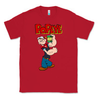 Red popeye Classic Tee - tuanDangUi