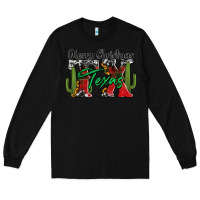 Black merry christmas tx texas Long Sleeve Tee - Jasminsmagicworld