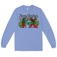 Colony Blue merry christmas tx texas Long Sleeve Tee - Jasminsmagicworld