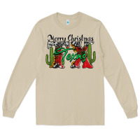 Mushroom merry christmas tx texas Long Sleeve Tee - Jasminsmagicworld