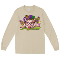 Mushroom mardi gras pig Long Sleeve Tee - CowGirlArtShop