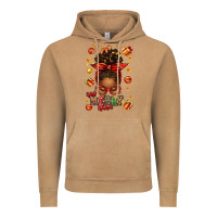 Vintage Camel one merry nana christmas afro messy bun Vintage Hoodie - texasbilliewilder