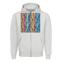 Dove Grey dna seamless pattern Zipper Hoodie - BundleAndBundleShop