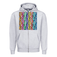 Heather Grey dna seamless pattern Zipper Hoodie - BundleAndBundleShop