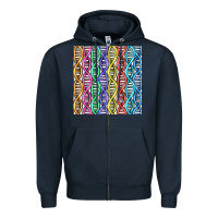 Navy dna seamless pattern Zipper Hoodie - BundleAndBundleShop