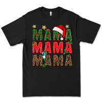 Black Christmas Mama Premium Tee - BundleAndBundleShop
