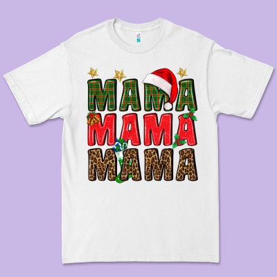 Christmas Mama Premium Tee Designed By Bundleandbundleshop