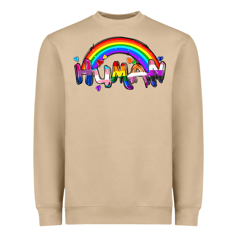 Human Pride Heavyweight Sweatshirt by FaDigitalArtStudio | Teevron