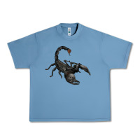 Pebble Blue scorpion Urban Heavy Tee - JahusDesignShop