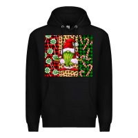Black green christmas gnome Premium Hoodie - FaDigitalArtStudio