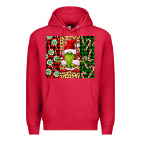 Cardinal green christmas gnome Premium Hoodie - FaDigitalArtStudio