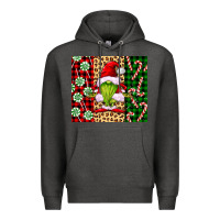 Charcoal Heather green christmas gnome Premium Hoodie - FaDigitalArtStudio