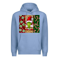 Colony Blue green christmas gnome Premium Hoodie - FaDigitalArtStudio