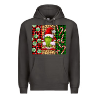 Smoke green christmas gnome Premium Hoodie - FaDigitalArtStudio