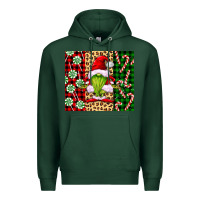 Green Christmas Gnome Premium Hoodie | Teevron