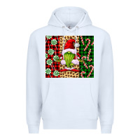 White green christmas gnome Premium Hoodie - FaDigitalArtStudio