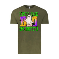 Vintage Olive I Put The Boo Vintage Tee - texasbilliewilder