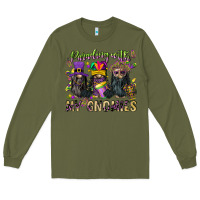 Army Green parading with my gnomies Long Sleeve Tee - CowGirlArtShop