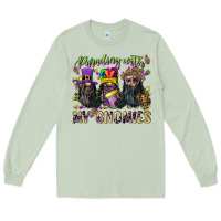 Matcha parading with my gnomies Long Sleeve Tee - CowGirlArtShop