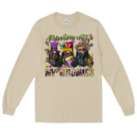 Mushroom parading with my gnomies Long Sleeve Tee - CowGirlArtShop