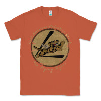 Copper flying tigers squadron wwii leather patch design Classic Tee - tuanDangUi