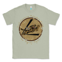 Matcha flying tigers squadron wwii leather patch design Classic Tee - tuanDangUi