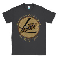 Smoke flying tigers squadron wwii leather patch design Classic Tee - tuanDangUi