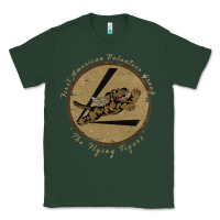 Sports Green flying tigers squadron wwii leather patch design Classic Tee - tuanDangUi