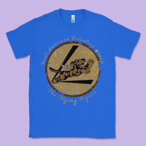 Flying Tigers Squadron Wwii Leather Patch Design Classic Tee Designed By Tuandangui
