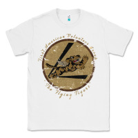 White flying tigers squadron wwii leather patch design Classic Tee - tuanDangUi